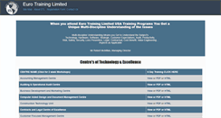Desktop Screenshot of eurotraining.com