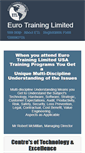 Mobile Screenshot of eurotraining.com
